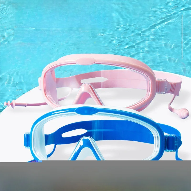 Children's Swimming Goggles Anti-Fog Waterproof Plated Flat Light Large Frame Unisex Swimming Goggles Cap Set Diving Equipment
Children's Swimming Goggles Anti-Fog Waterproof Plated Flat Light Large Frame Unisex Swimming Goggles Cap Set Diving Equipment