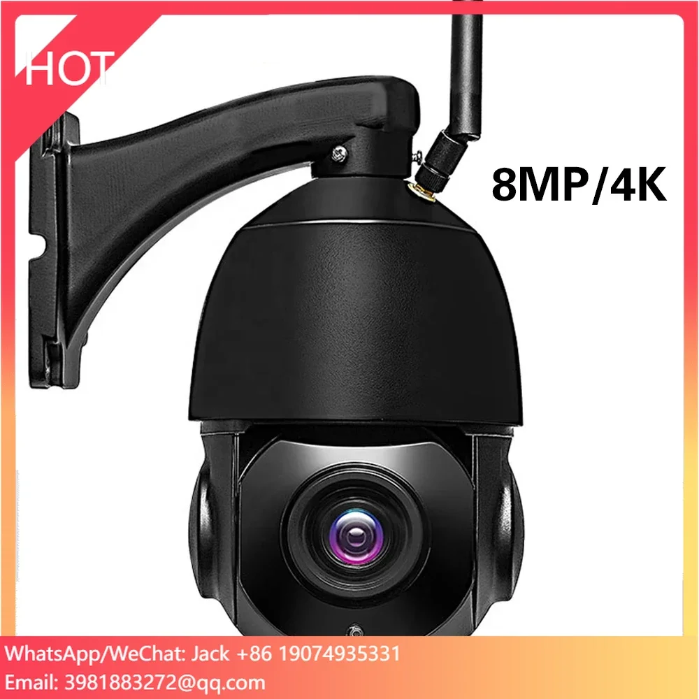 PTZ Camera HD 2 Way Voice 4K 8MP Waterproof Security IP Camera Color Night Vision Speed Dome Auto Tracking Wifi CCTV PTZ Camera
PTZ Camera HD 2 Way Voice 4K 8MP Waterproof Security IP Camera Color Night Vision Speed Dome Auto Tracking Wifi CCTV PTZ Camera