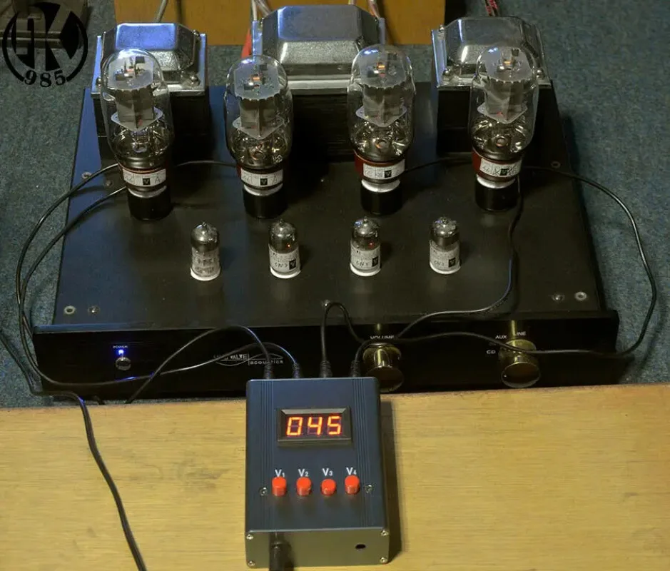 Amptata V8 Tube Tester Bias Current EL34 KT88 6L6 6V6 5881 6550 KT66 KT100 mA
Amptata V8 Tube Tester Bias Current EL34 KT88 6L6 6V6 5881 6550 KT66 KT100 mA