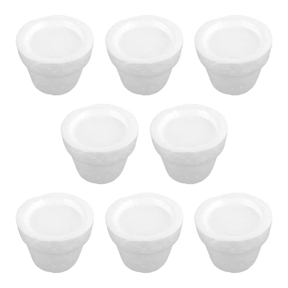 8Pcs Foam Flowerpot for DIY Plant Pots Painting Craft Projects Floral Arrangement Holder Wedding Decoration Supplies
8Pcs Foam Flowerpot for DIY Plant Pots Painting Craft Projects Floral Arrangement Holder Wedding Decoration Supplies