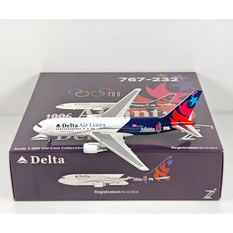 Z² 1/400 Delta Air Lines B767-200 N102DA Die-cast Alloy Aircraft Model Collectible Decorative Item
Z² 1/400 Delta Air Lines B767-200 N102DA Die-cast Alloy Aircraft Model Collectible Decorative Item