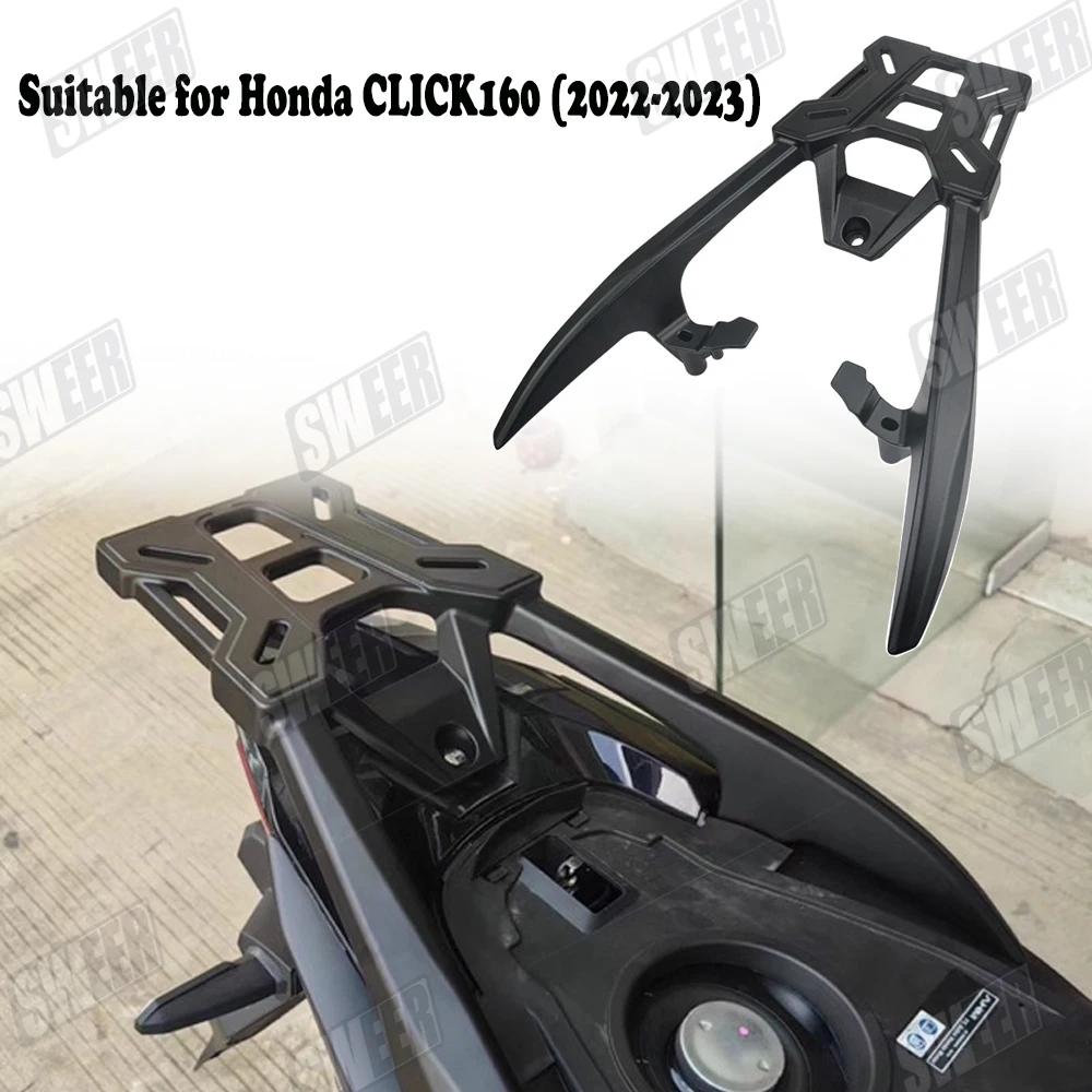 Suitable for Honda CLICK160 motorcycle tailgate scooter modification with aluminum alloy quick detachable tailgate rear rack
Suitable for Honda CLICK160 motorcycle tailgate scooter modification with aluminum alloy quick detachable tailgate rear rack