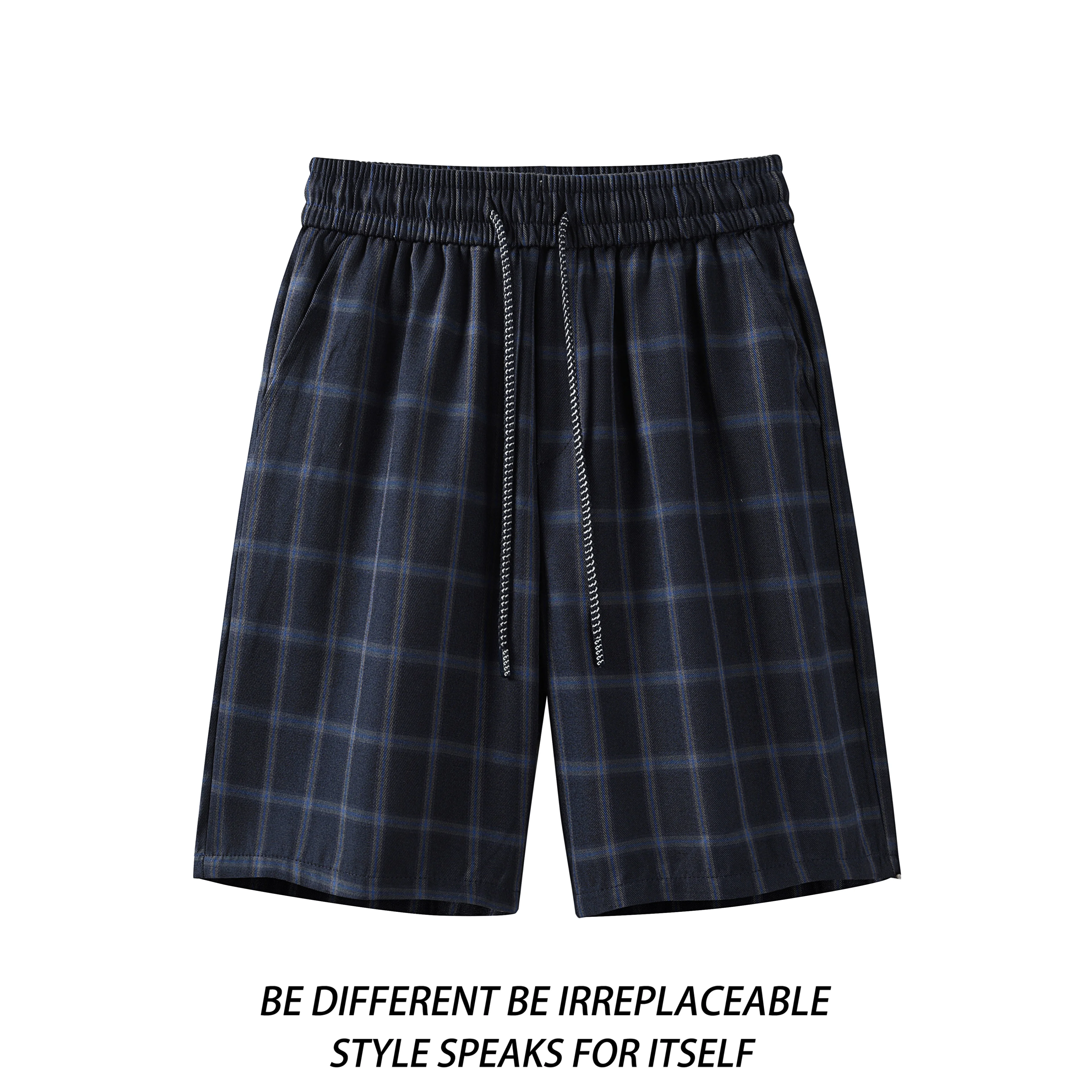2026 Summer Men's Fashion Casual Blue Check Shorts Trendy Brand with High-Class Feel
2026 Summer Men's Fashion Casual Blue Check Shorts Trendy Brand with High-Class Feel