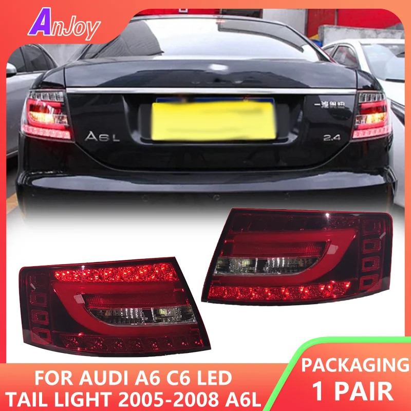 2 Pcs Tail Lamp for Audi A6 C6 LED Tail Light 2005-2008 A6L Rear Fog Brake Turn Signal Automotive Accessories 2 Set Taillight
2 Pcs Tail Lamp for Audi A6 C6 LED Tail Light 2005-2008 A6L Rear Fog Brake Turn Signal Automotive Accessories 2 Set Taillight