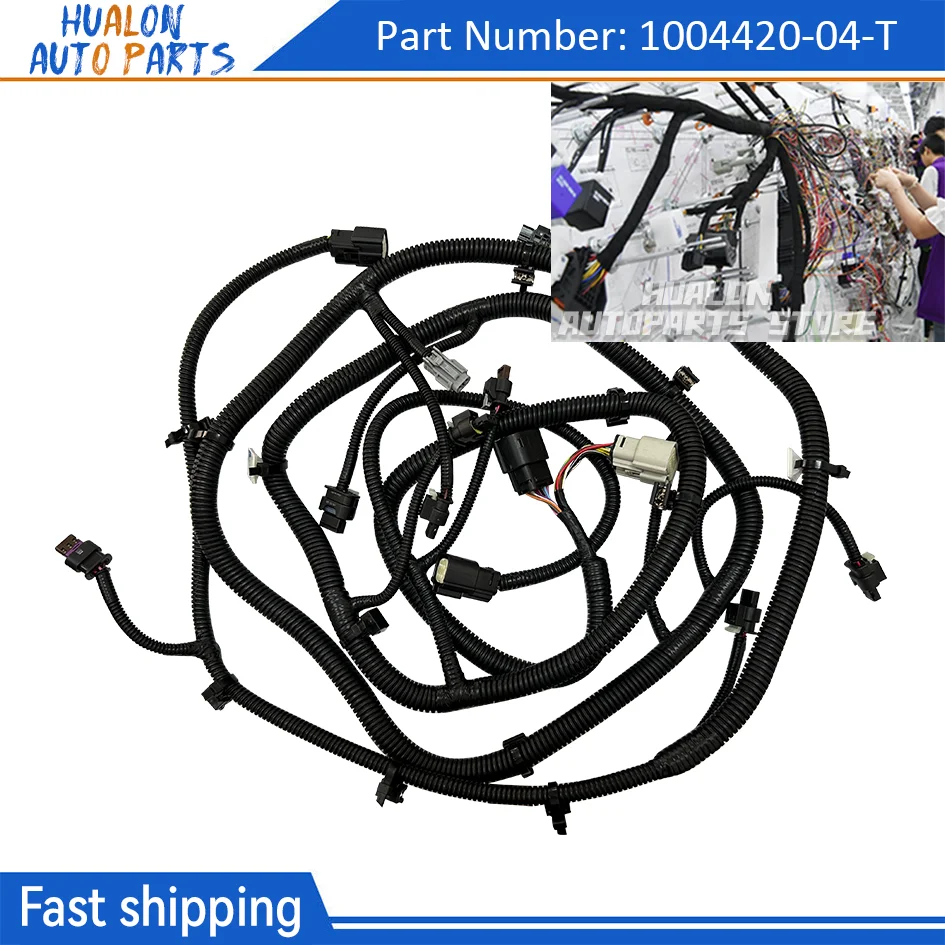 1004420 -04-T Жгут проводов переднего бампера для Tesla Model S 2016-2021 гг. 100442004 Т
1004420 -04-T Жгут проводов переднего бампера для Tesla Model S 2016-2021 гг. 100442004 Т