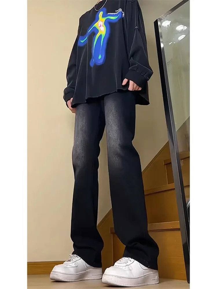 Cleanfit American High Street Vibe Wind Jeans Men's High Waist Lift Micro Flared Pants Water Waed Denim Youth Faion
Cleanfit American High Street Vibe Wind Jeans Men's High Waist Lift Micro Flared Pants Water Waed Denim Youth Faion