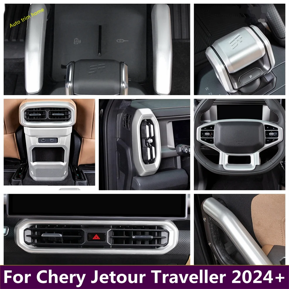 Steering Wheel Gear Shift Head Air Conditioning Vent AC Outlet Cover Trim For Chery Jetour Traveller 2024 2025 Car Accessories
Steering Wheel Gear Shift Head Air Conditioning Vent AC Outlet Cover Trim For Chery Jetour Traveller 2024 2025 Car Accessories