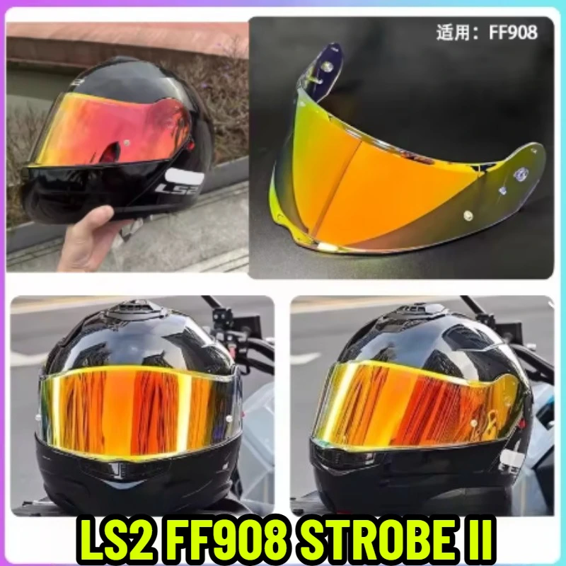 LS2 FF908 STROBE II Helmet Visor Blue Tinted Anti Fog HD Lens Day Night Motorcycle Accessory
LS2 FF908 STROBE II Helmet Visor Blue Tinted Anti Fog HD Lens Day Night Motorcycle Accessory