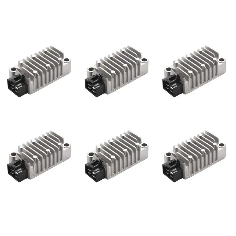 Compact 6X Aluminum Motorcycle Voltage Regulator Rectifier For TT250 TT225 SRX600 TDM850 TW200 FZR400 FZR600
Compact 6X Aluminum Motorcycle Voltage Regulator Rectifier For TT250 TT225 SRX600 TDM850 TW200 FZR400 FZR600