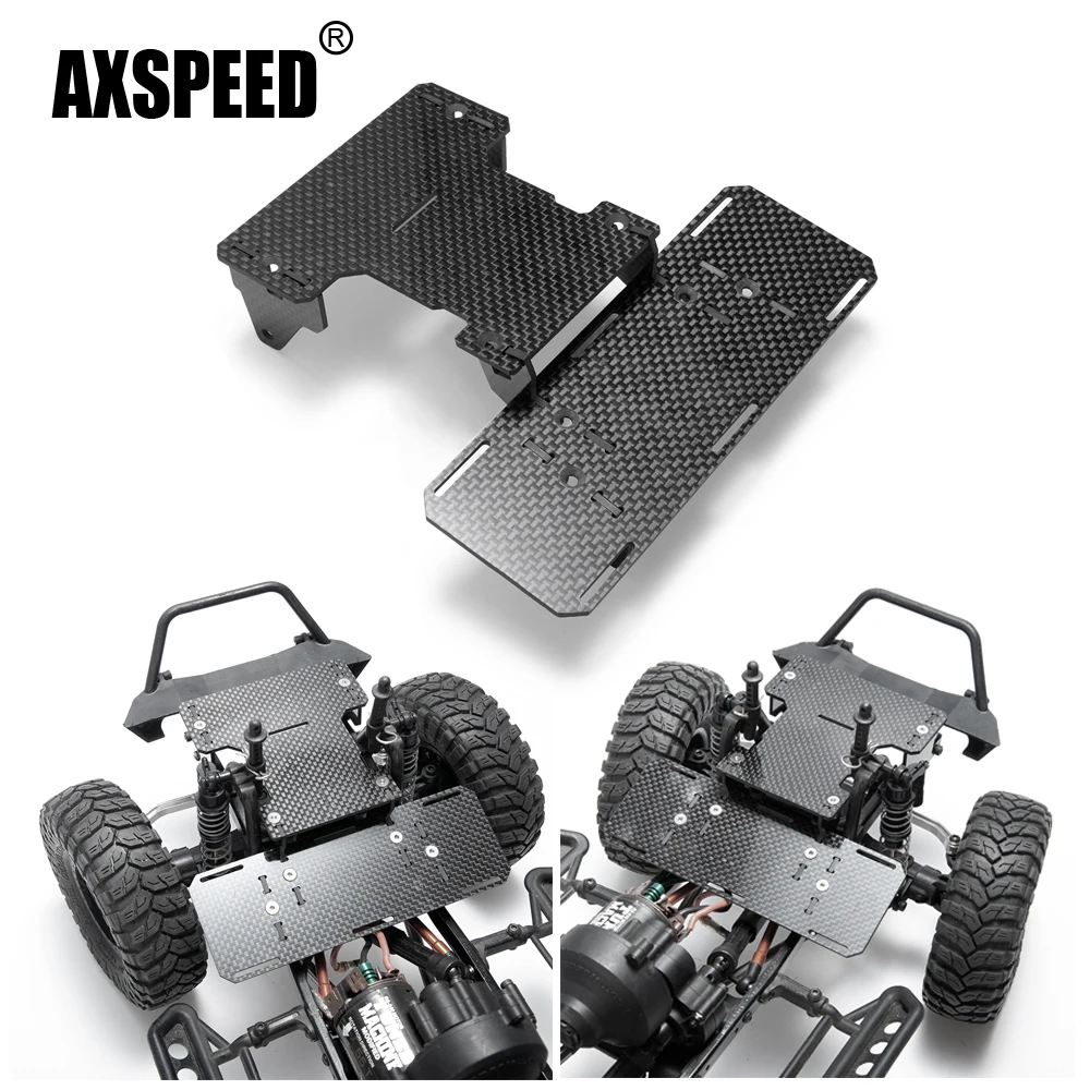 Поддон Аккумуляторный AXSPEED из углеродного волокна для Axial SCX10 1/10 RC Crawler Car, детали для модификации 
Поддон Аккумуляторный AXSPEED из углеродного волокна для Axial SCX10 1/10 RC Crawler Car, детали для модификации