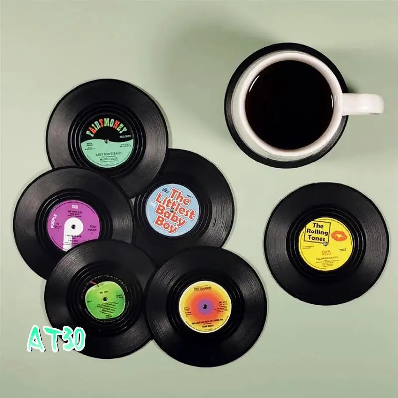 Vintage CD Coasters Set Of 6 Vinyl Records For Housewarming Hostess Gifts Style 1-AT30
Vintage CD Coasters Set Of 6 Vinyl Records For Housewarming Hostess Gifts Style 1-AT30
