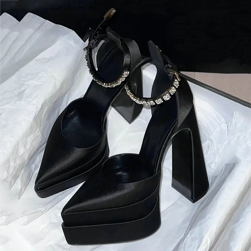 Women's Sandals 2026 Fashion Catwalk Show High Heels Designer Shoes for Women Summer Pumps Luxury Rhinestones High Heel Sandals
Women's Sandals 2026 Fashion Catwalk Show High Heels Designer Shoes for Women Summer Pumps Luxury Rhinestones High Heel Sandals