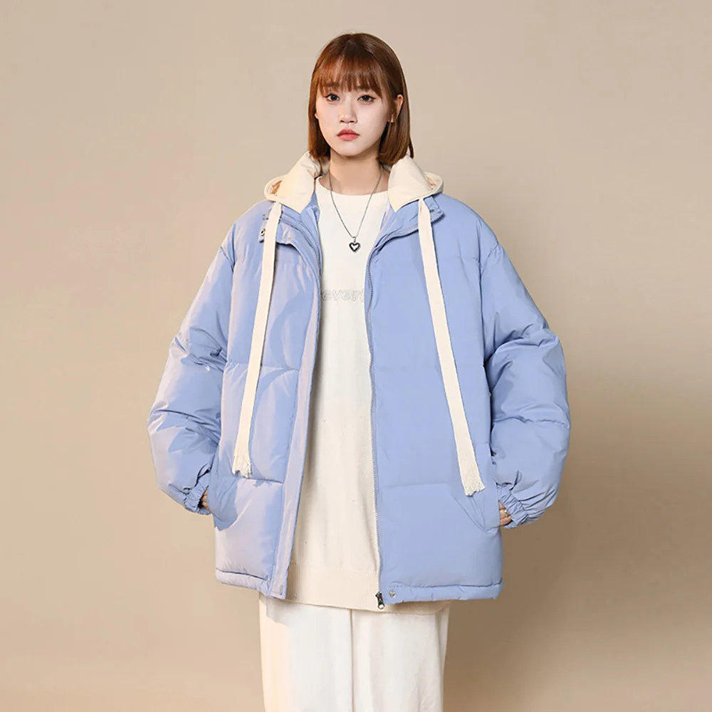 Thick Warm Women Cotton Coats 2023 New Winter Casual Loose Fake Two Pieces Hooded Quilted Jackets Female Padded Outerwear
Thick Warm Women Cotton Coats 2023 New Winter Casual Loose Fake Two Pieces Hooded Quilted Jackets Female Padded Outerwear