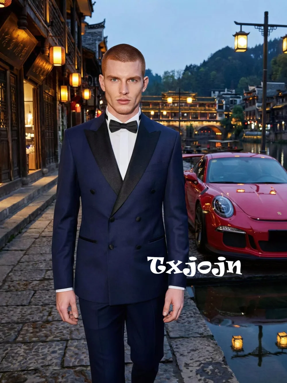 Men's Blue Slim Fit Suit Set 2 Pieces Business Outfit Double Breasted Long Sleeve Tuxedo Wedding Groom Sets High Quality Suits
Men's Blue Slim Fit Suit Set 2 Pieces Business Outfit Double Breasted Long Sleeve Tuxedo Wedding Groom Sets High Quality Suits