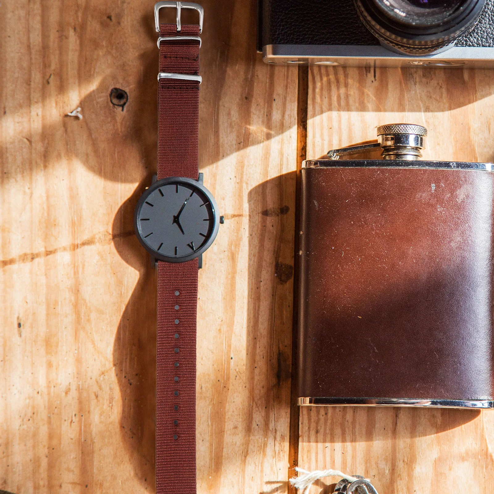 Comfortable Nylon Canvas Watch Strap 18mm Brown Durable Replacement for Stainless Steel Bands Replacement Strap
Comfortable Nylon Canvas Watch Strap 18mm Brown Durable Replacement for Stainless Steel Bands Replacement Strap