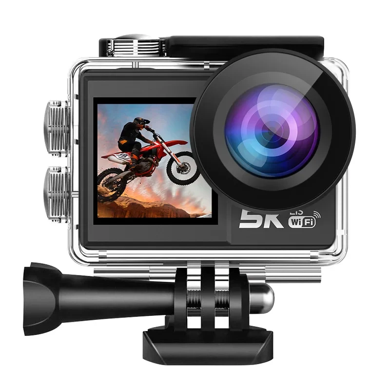 Regaton Action Camera 5K30fps Touch Dual Screens EIS Anti-Shake WiFi 2.0" 170D Underwater Waterproof Remote Control Helmet Video
Regaton Action Camera 5K30fps Touch Dual Screens EIS Anti-Shake WiFi 2.0" 170D Underwater Waterproof Remote Control Helmet Video