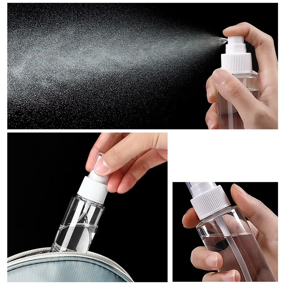 empty plastic spray bottle refillable portable makeup travel bottles compact leakproof fine mist cleaning storage
empty plastic spray bottle refillable portable makeup travel bottles compact leakproof fine mist cleaning storage