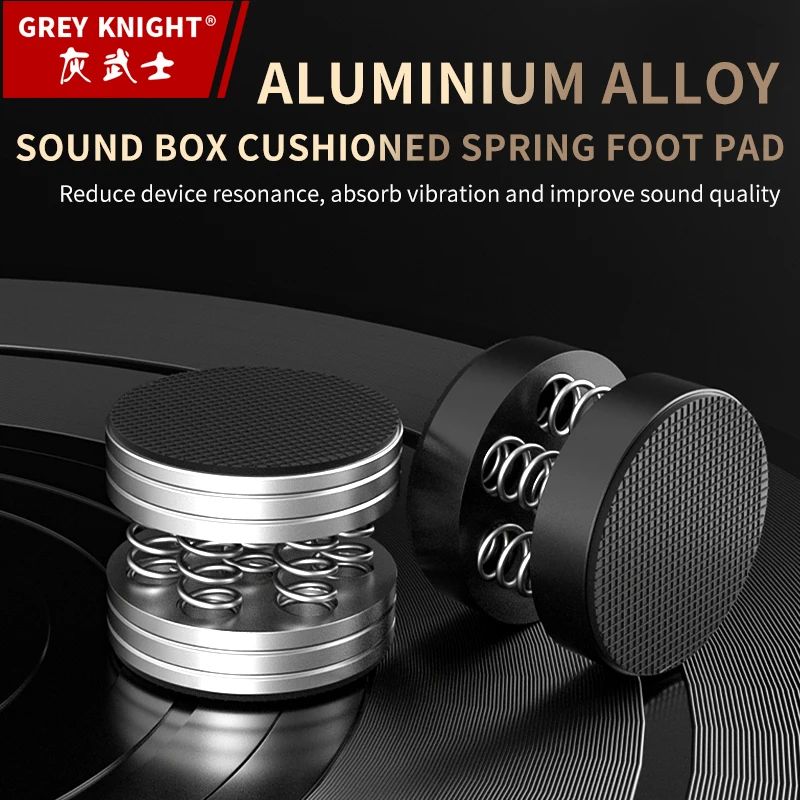 Xangsane Aluminum alloy spring foot pad fever power amplifier sound shock absorber non-slip speaker foot nail
Xangsane Aluminum alloy spring foot pad fever power amplifier sound shock absorber non-slip speaker foot nail