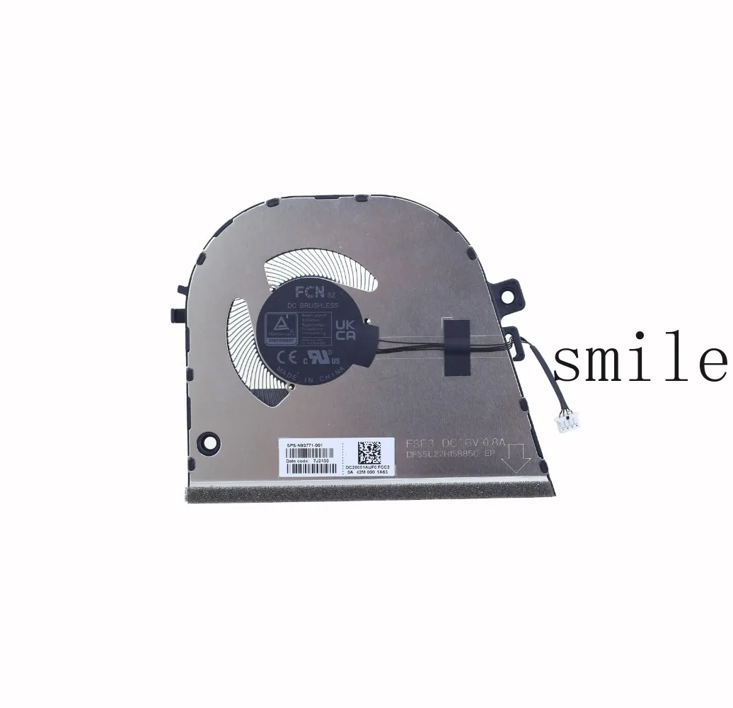 Laptop CPU Fan for HP Envy X360 16-AD0000 16-AD0000CA 16-AD0023DX N93771-001
Laptop CPU Fan for HP Envy X360 16-AD0000 16-AD0000CA 16-AD0023DX N93771-001