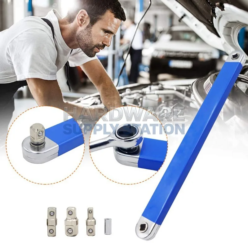 Effortless multifunctional dual-use wrench, ratchet extension wrench, repair special tool, durable and sturdy, safe material
Effortless multifunctional dual-use wrench, ratchet extension wrench, repair special tool, durable and sturdy, safe material