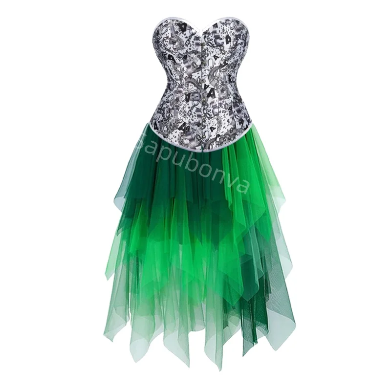 Corset Dress Costume Lace long skirt Set With steampunk Bustier Costume Party Sexy Ladies Outfit Plus Size Gothic Halloween Red
Corset Dress Costume Lace long skirt Set With steampunk Bustier Costume Party Sexy Ladies Outfit Plus Size Gothic Halloween Red