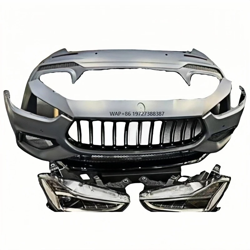 Ghibli body kit upgraded with new version front and rear bumpers, with fog lamp cutout replacement, improved
Ghibli body kit upgraded with new version front and rear bumpers, with fog lamp cutout replacement, improved