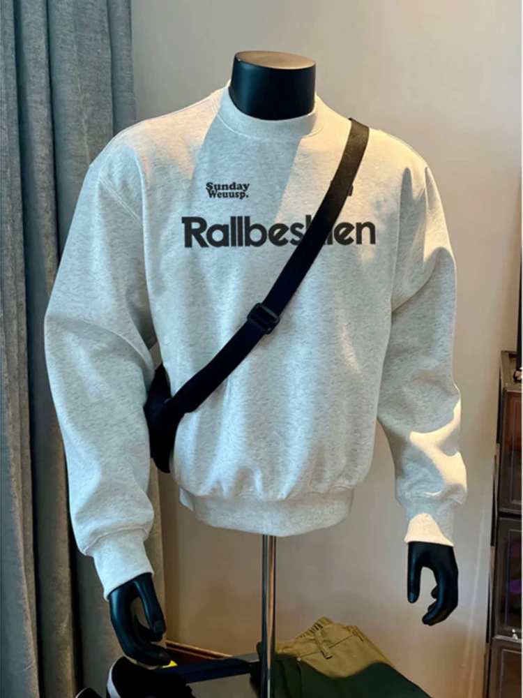 American Sle Heavyweight Fce Lined round Ne Sweatirt Men's Long Sve Base Layer irt Winter Casual Loose Fit
American Sle Heavyweight Fce Lined round Ne Sweatirt Men's Long Sve Base Layer irt Winter Casual Loose Fit