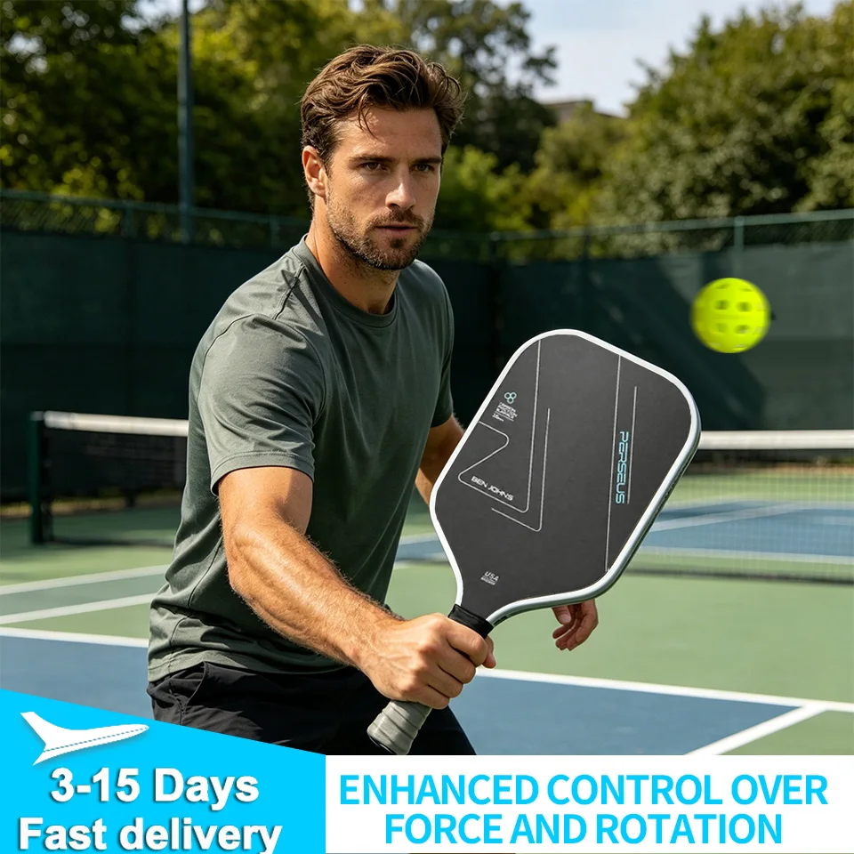 2025 Perseus Ben Johns Pickleball Paddle 16MM T700 Carbon Fiber USAPA Approved with Honeycomb Core for Professional Power & Spin
2025 Perseus Ben Johns Pickleball Paddle 16MM T700 Carbon Fiber USAPA Approved with Honeycomb Core for Professional Power & Spin