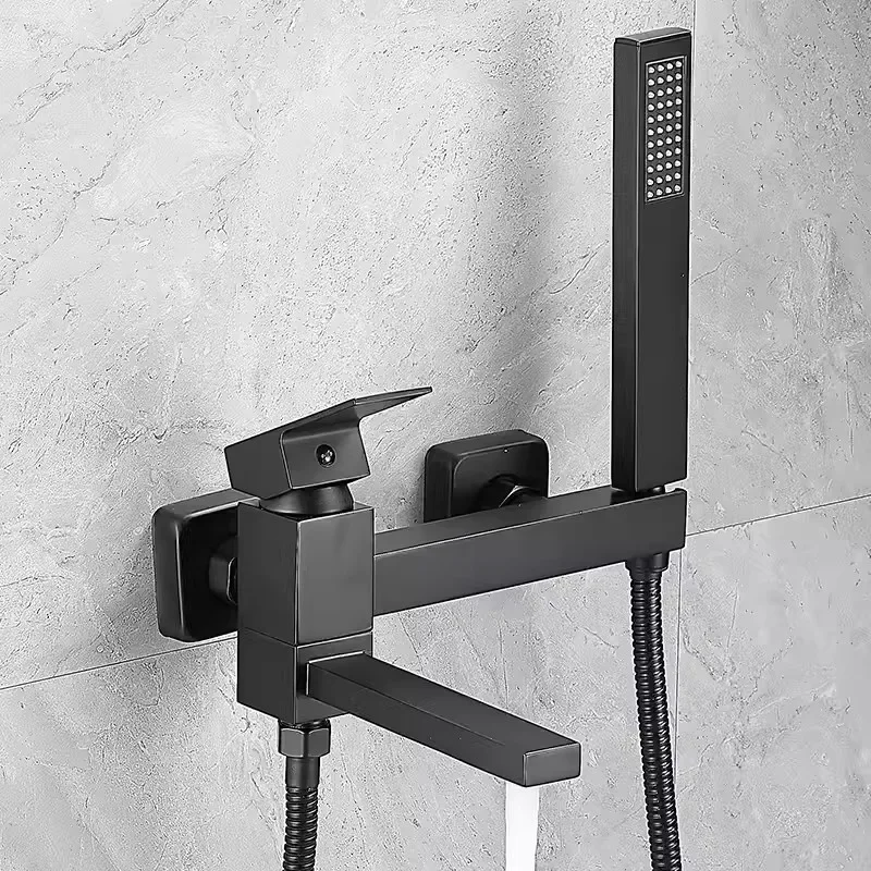 Bathtub Shower Set Wall Mounted Black Rotatable Bathtub Faucet,Bidet Faucet Bathroom Bath & Shower Mixer Tap Brass
Bathtub Shower Set Wall Mounted Black Rotatable Bathtub Faucet,Bidet Faucet Bathroom Bath & Shower Mixer Tap Brass