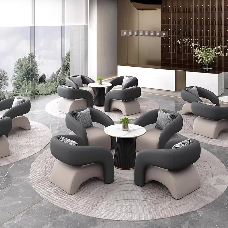 Hotel office resting sofa chair sales office reception area negotiation sofa tables and chairs
Hotel office resting sofa chair sales office reception area negotiation sofa tables and chairs