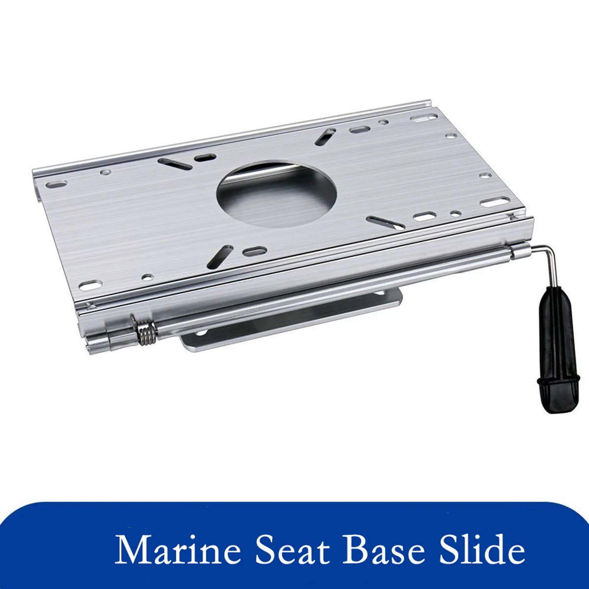 Adjustable Marine Seat Base Slide with Locking Seat Bracket, Fits 2-7/8" Diameter
Adjustable Marine Seat Base Slide with Locking Seat Bracket, Fits 2-7/8" Diameter