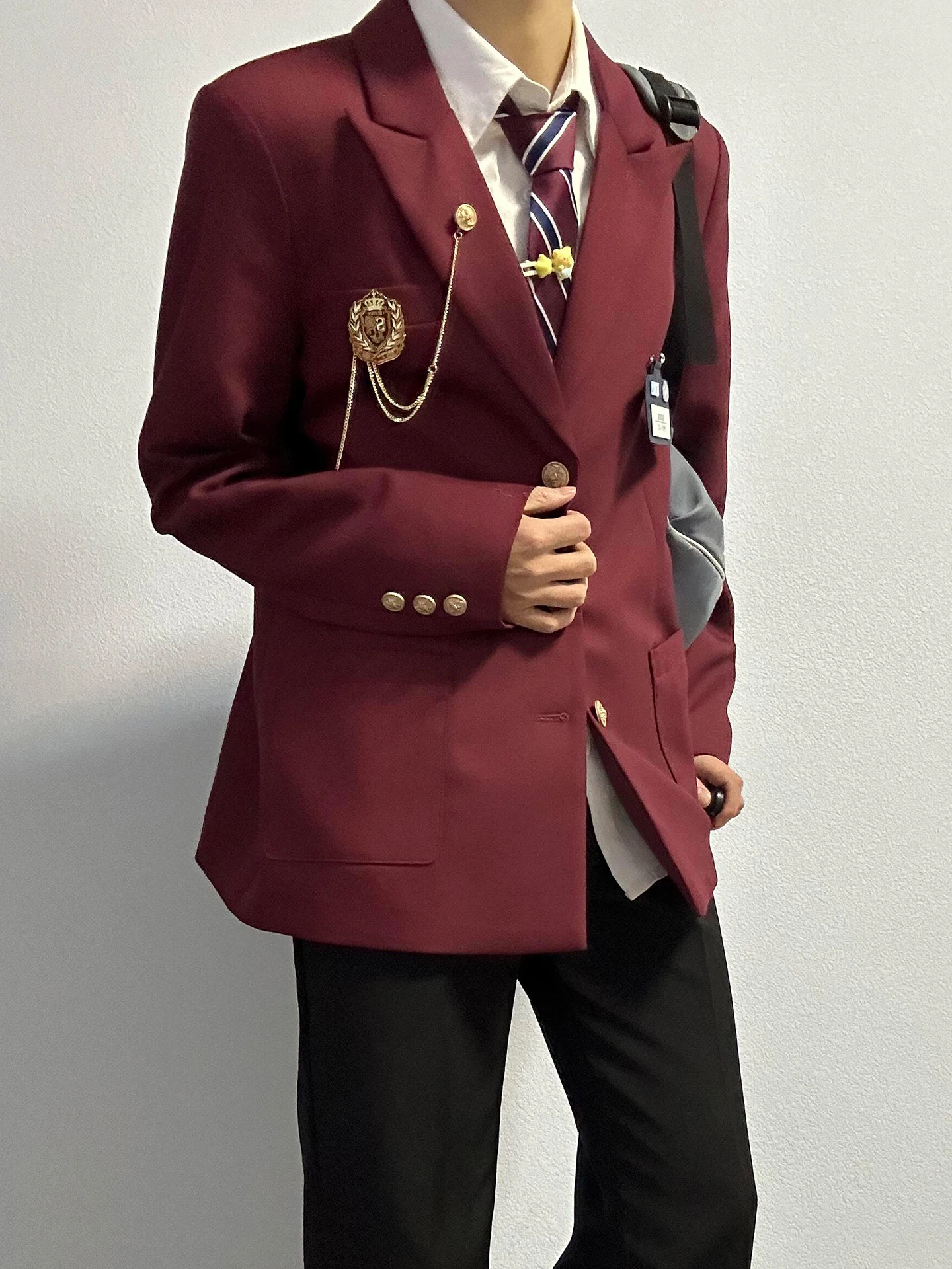 Red Leisure Suit Boys' Uniform School Uniforms Graduation Sports Event Youthful Style Standard Fit Long Sleeve Button up
Red Leisure Suit Boys' Uniform School Uniforms Graduation Sports Event Youthful Style Standard Fit Long Sleeve Button up