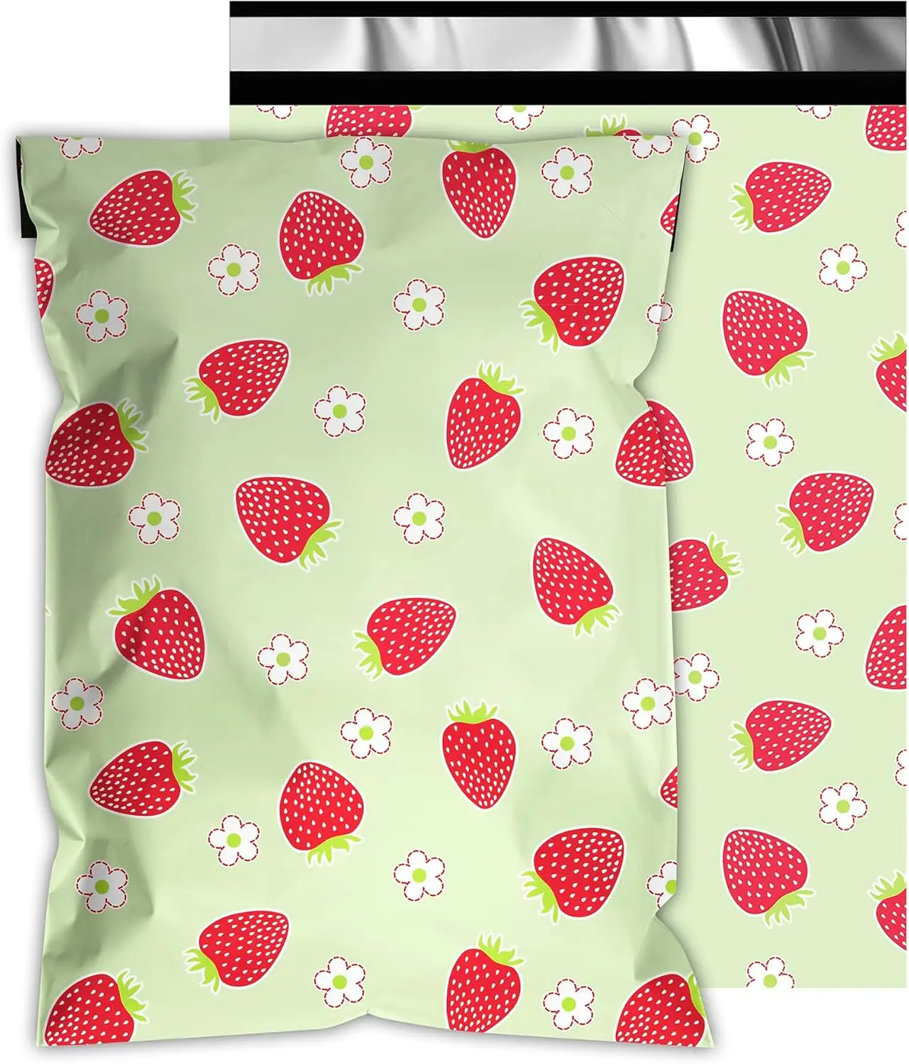 Strawberry Printed Poly Mailers 10x13" 100 Pcs - 2.4mil Waterproof Tear Resistant Self-Sealing Envelopes
Strawberry Printed Poly Mailers 10x13" 100 Pcs - 2.4mil Waterproof Tear Resistant Self-Sealing Envelopes
