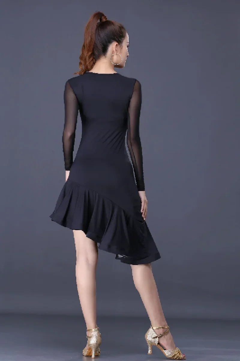 Latin Dance Dress Dance Wear Polyester Long Sleeve Women Female Modal Rumba Cha Samba Cowboy Bullfight Latin Samba New Arrival
Latin Dance Dress Dance Wear Polyester Long Sleeve Women Female Modal Rumba Cha Samba Cowboy Bullfight Latin Samba New Arrival