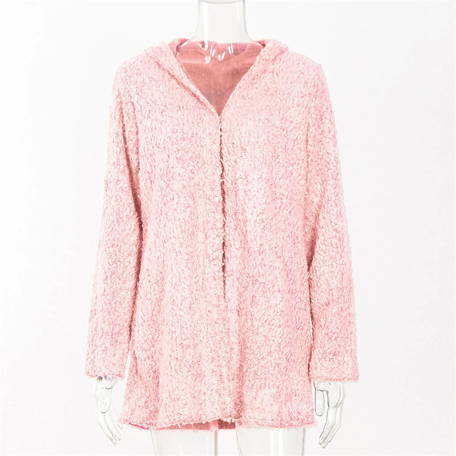 Womens Long Sleeve Cardigan Fleece Jacket Loose Coat Thin Autumn Warm Plush Hooded Solid Fuzzy Coat Casual Clothing Hoodies Tops
Womens Long Sleeve Cardigan Fleece Jacket Loose Coat Thin Autumn Warm Plush Hooded Solid Fuzzy Coat Casual Clothing Hoodies Tops