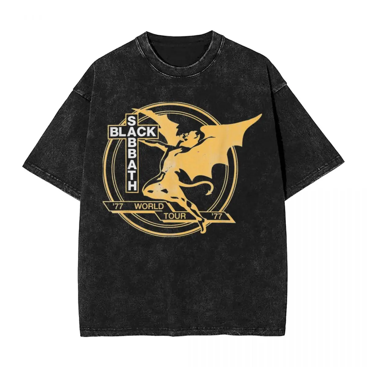 Washed T Shirt Black Sabbathes Rock Music Hip Hop Retro T-Shirt High Street Streetwear Summer Tops Tops Tees for Men Women
Washed T Shirt Black Sabbathes Rock Music Hip Hop Retro T-Shirt High Street Streetwear Summer Tops Tops Tees for Men Women