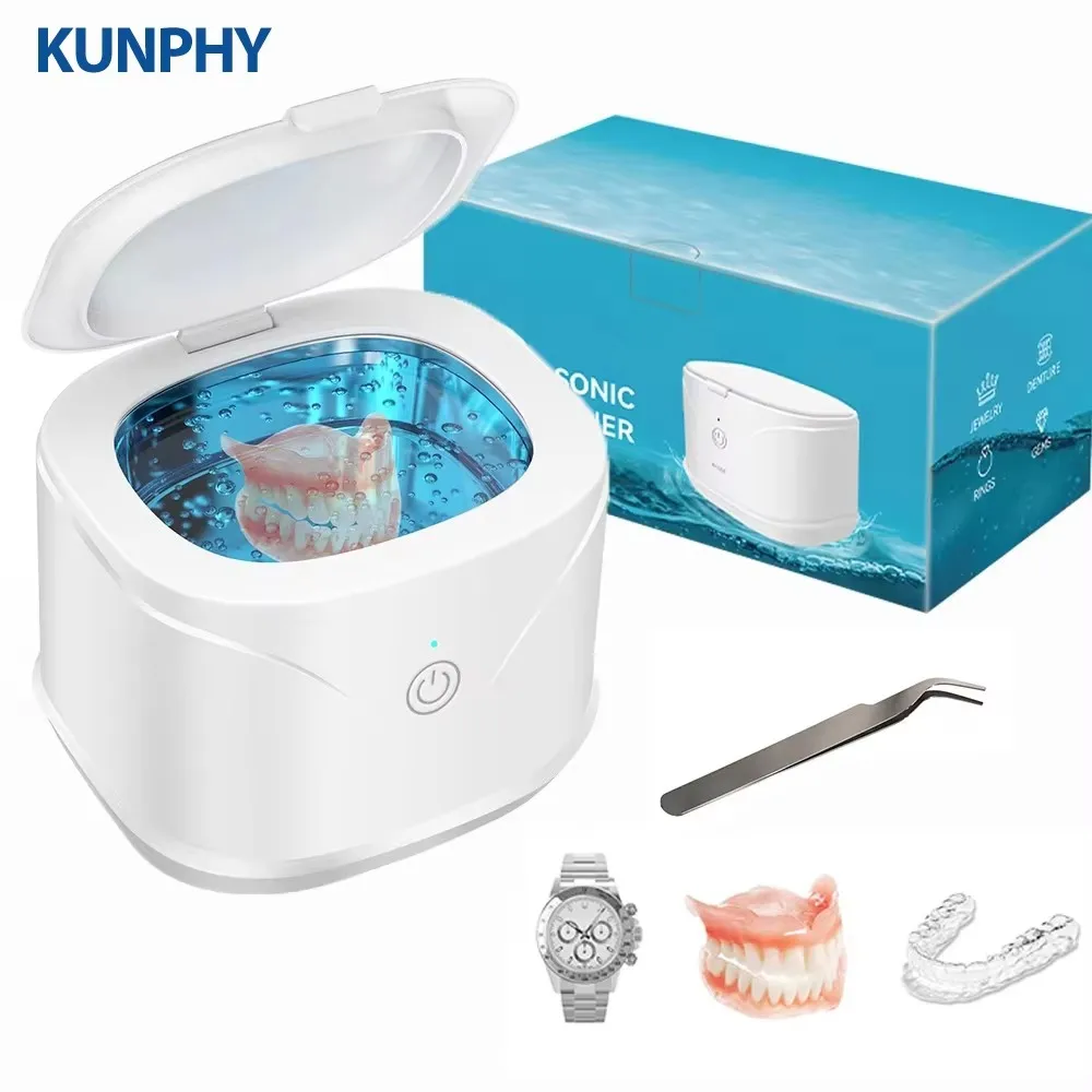 KUNPHY 46kHz Ultrasonic Cleaner Mini Portable Washing Machine Timer Ultrasound Bath Sonic Cleaning Devices for Dentures Aligner
KUNPHY 46kHz Ultrasonic Cleaner Mini Portable Washing Machine Timer Ultrasound Bath Sonic Cleaning Devices for Dentures Aligner