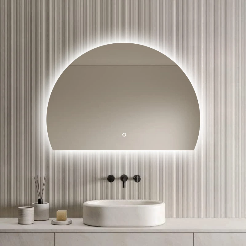 Large Decorative Bathroom Lunar Mirror with Light Emitting Diode
Large Decorative Bathroom Lunar Mirror with Light Emitting Diode
