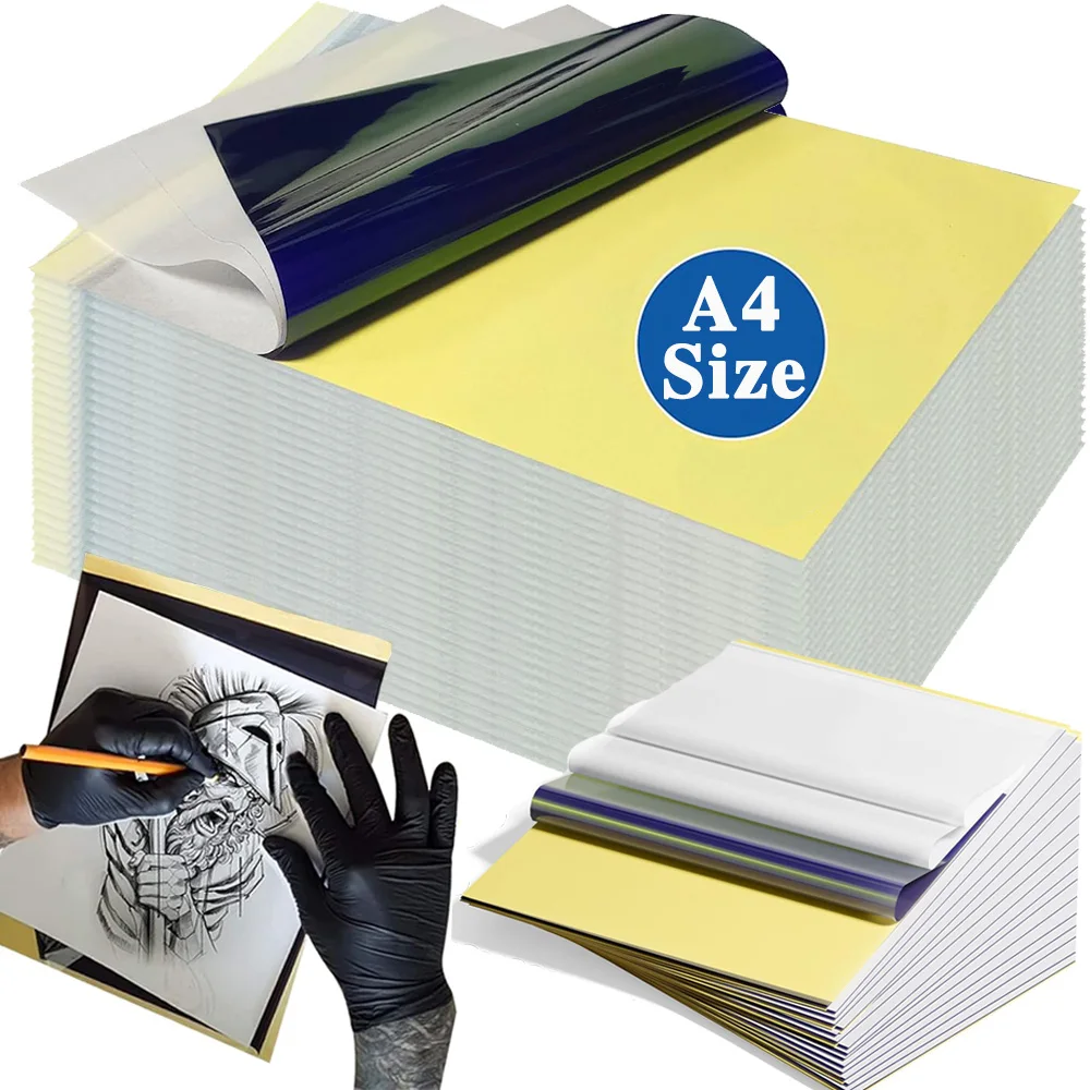 200-5PCS Tattoo Transfer Paper A4 Size Carbon Thermal Stencil Papers Tattoo Tracing Copier Paper for Printer Tattoo Accessories
200-5PCS Tattoo Transfer Paper A4 Size Carbon Thermal Stencil Papers Tattoo Tracing Copier Paper for Printer Tattoo Accessories