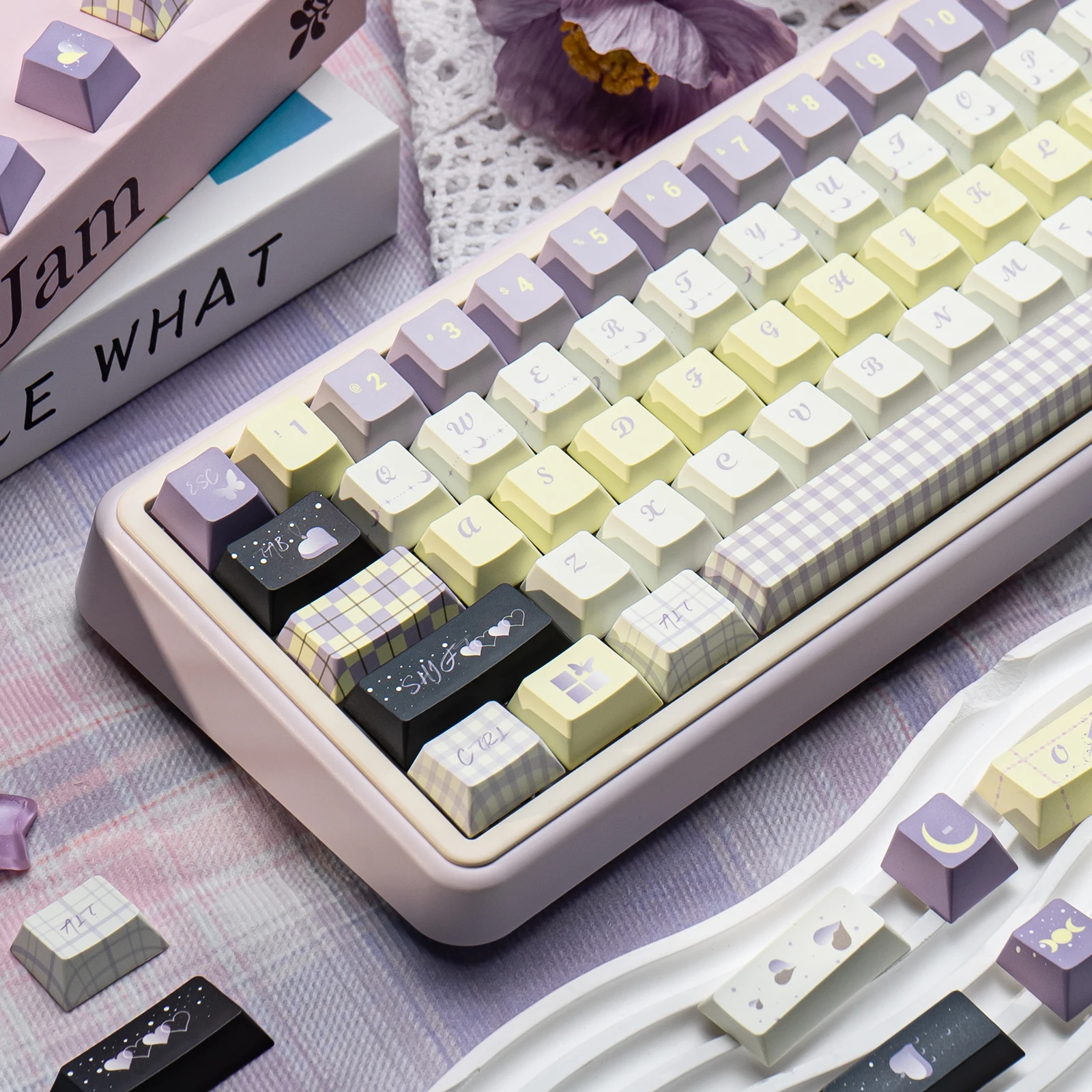 Keycaps Original height Pbt five-sided sublimation Customized mechanical keyboard keycaps Personalized keycaps
Keycaps Original height Pbt five-sided sublimation Customized mechanical keyboard keycaps Personalized keycaps