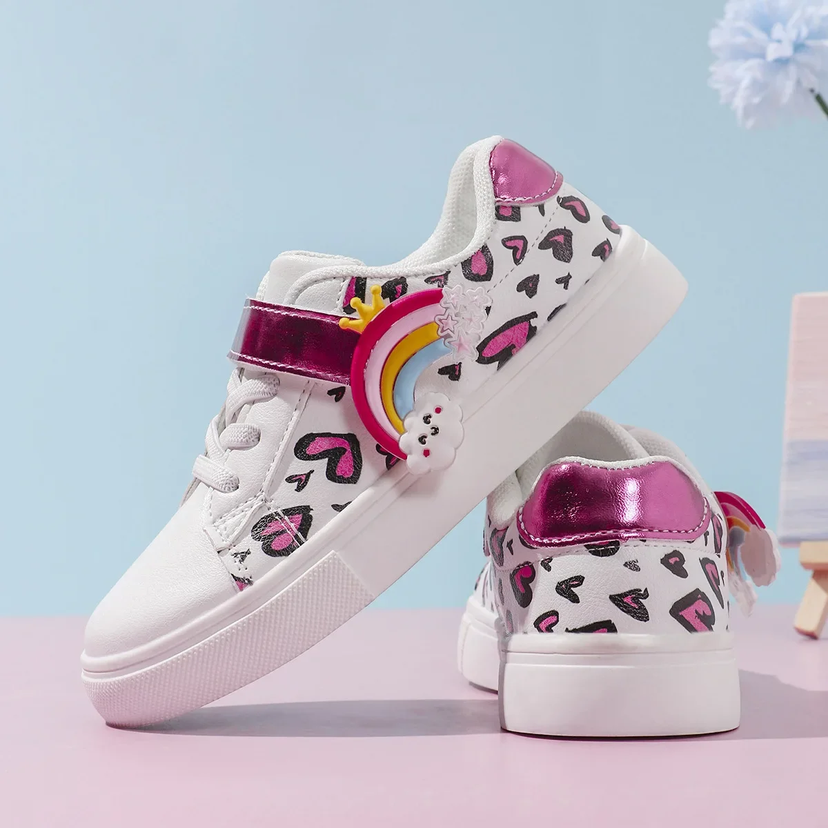 Trendy Girl Sneaker Fashion Versatile Comfort Girl Shoe Slip Light Simple Cute Princess Sneakers Thick Soled Rainbow Casual Shoe
Trendy Girl Sneaker Fashion Versatile Comfort Girl Shoe Slip Light Simple Cute Princess Sneakers Thick Soled Rainbow Casual Shoe