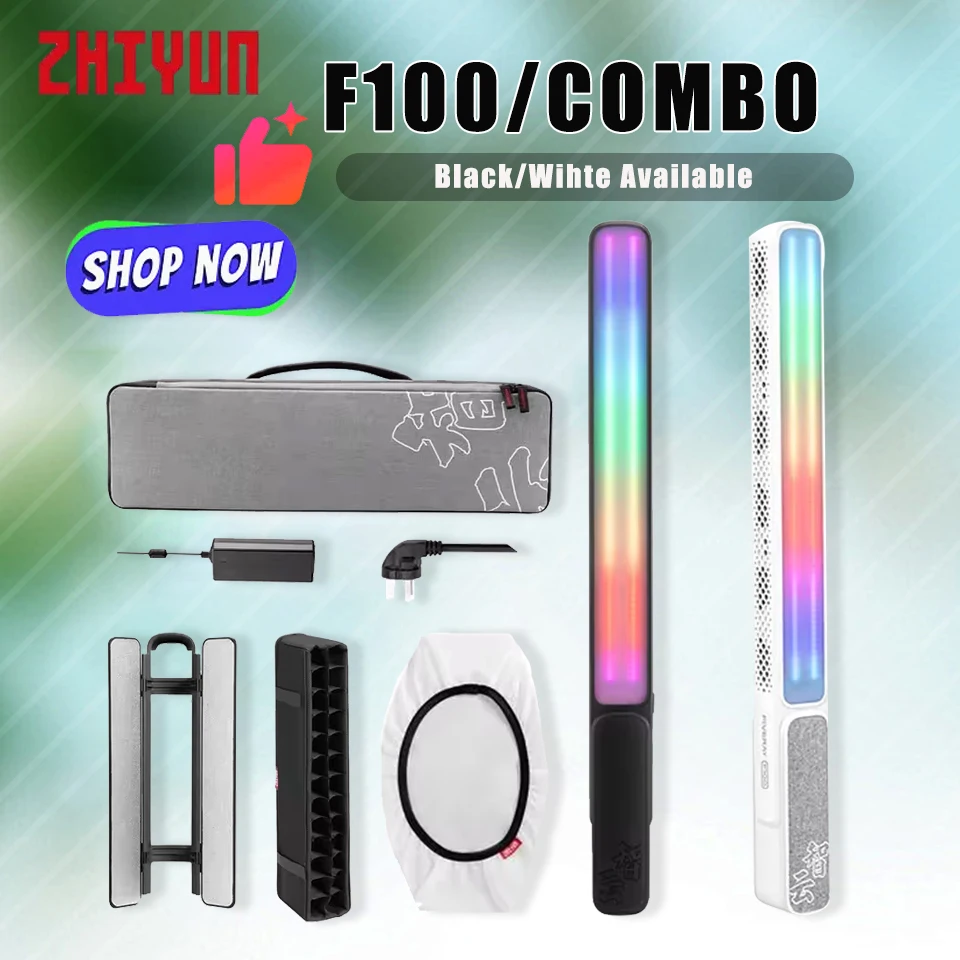 ZHIYUN FIVERAY F100 RGB Полноцветный светодиодный светильник 2700-6200k со встроенными специальными световыми эффектами для прямой трансляции фотографии
ZHIYUN FIVERAY F100 RGB Полноцветный светодиодный светильник 2700-6200k со встроенными специальными световыми эффектами для прямой трансляции фотографии