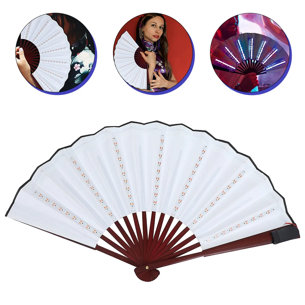 Glow In The Dark Handheld Fan Stylish Rave Fan with Wooden Frame for Festive Occasions
Glow In The Dark Handheld Fan Stylish Rave Fan with Wooden Frame for Festive Occasions