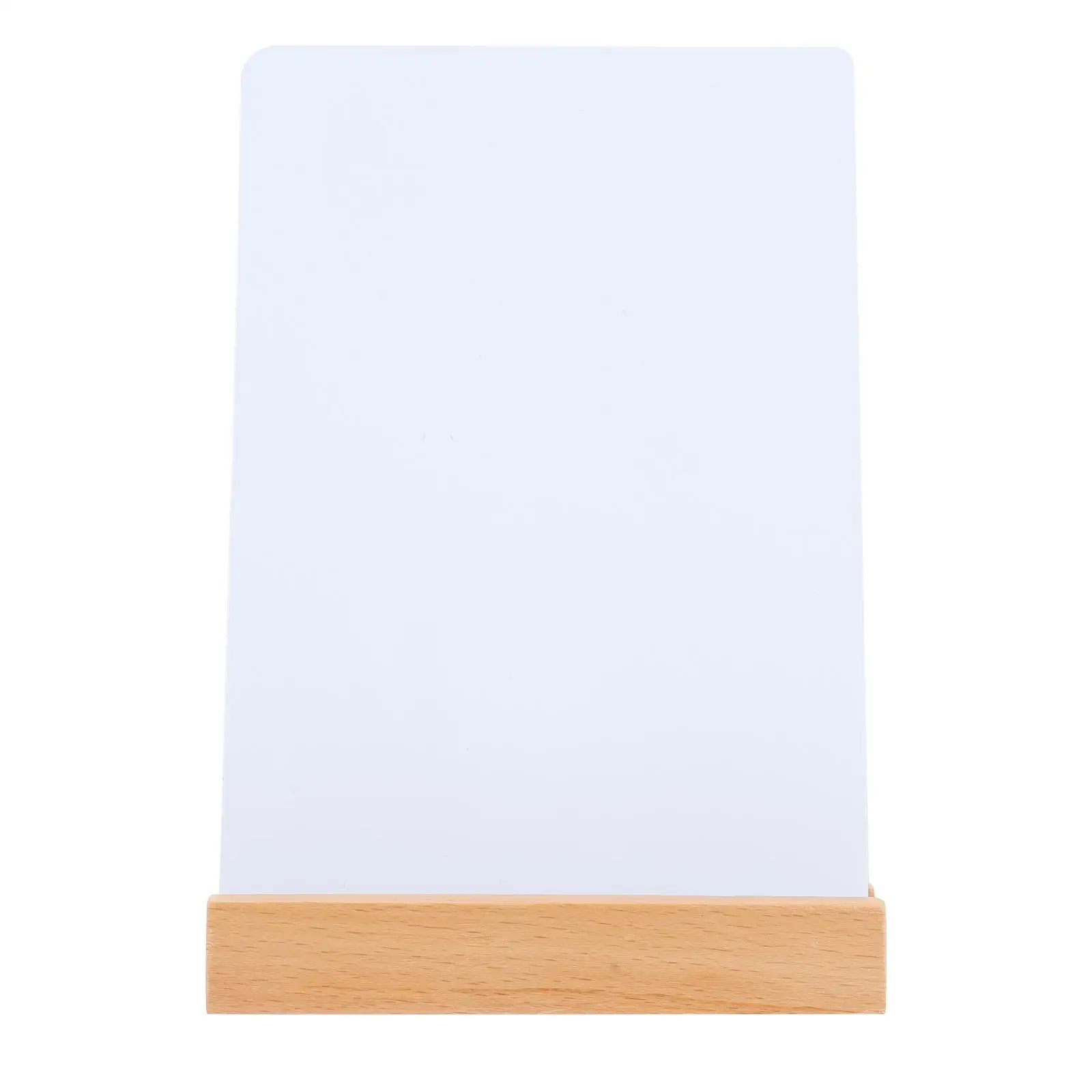 Wooden Display Board White Reusable Dry Erase Handwritten Price Tag Stand Desk Home Bar Cafe Notice Memo Bulletin Chalkboard
Wooden Display Board White Reusable Dry Erase Handwritten Price Tag Stand Desk Home Bar Cafe Notice Memo Bulletin Chalkboard