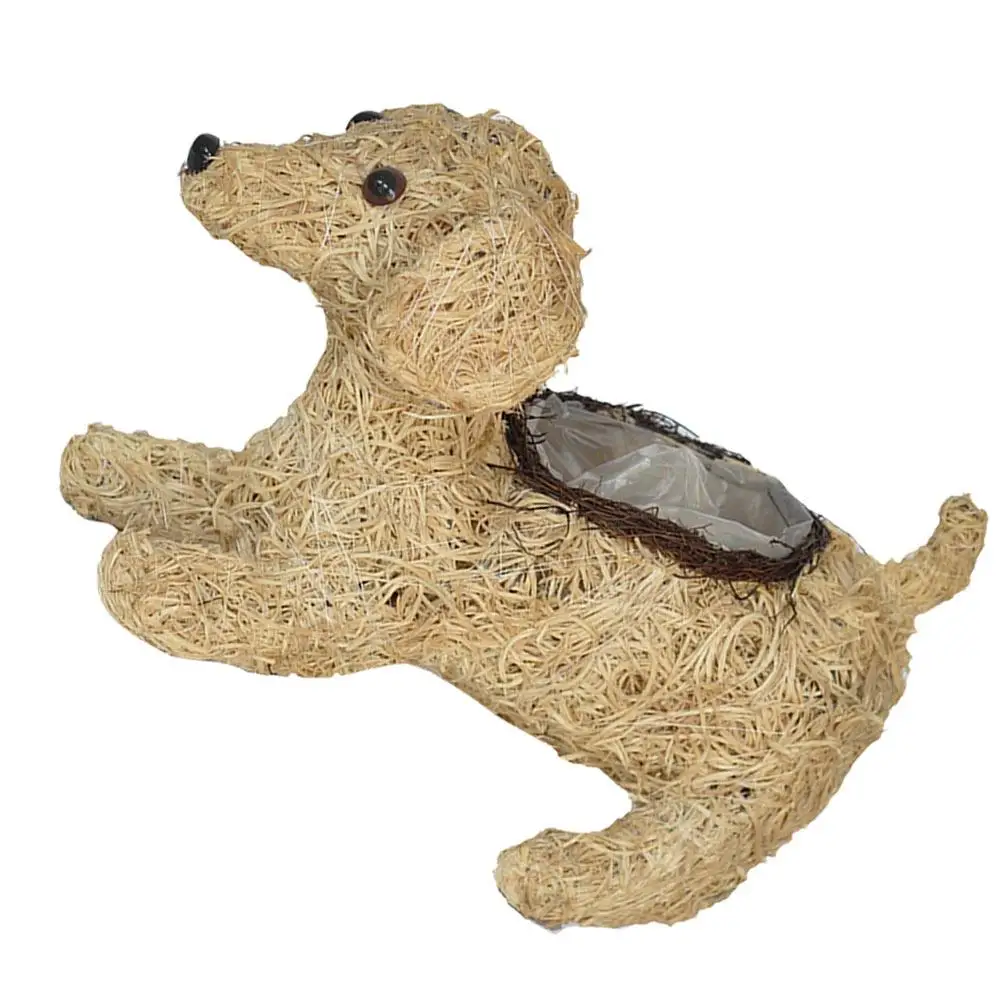 Rattan Puppy Flower Pot H woven Straw Planter Durable Home Decor Cartoon Dog Basket Woven Plant Holder Garden Room nament
Rattan Puppy Flower Pot H woven Straw Planter Durable Home Decor Cartoon Dog Basket Woven Plant Holder Garden Room nament
