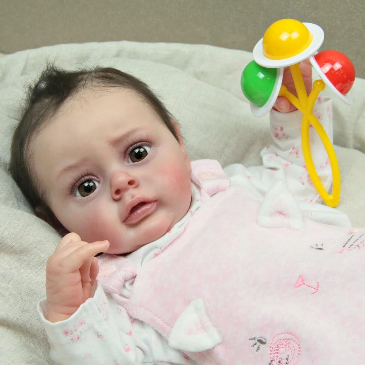 NPK 20 inch Already Finished Painted Reborn Baby Doll Newborn Chloe 3D Skin Hand Detailed Painted Skin Visible Veins
NPK 20 inch Already Finished Painted Reborn Baby Doll Newborn Chloe 3D Skin Hand Detailed Painted Skin Visible Veins