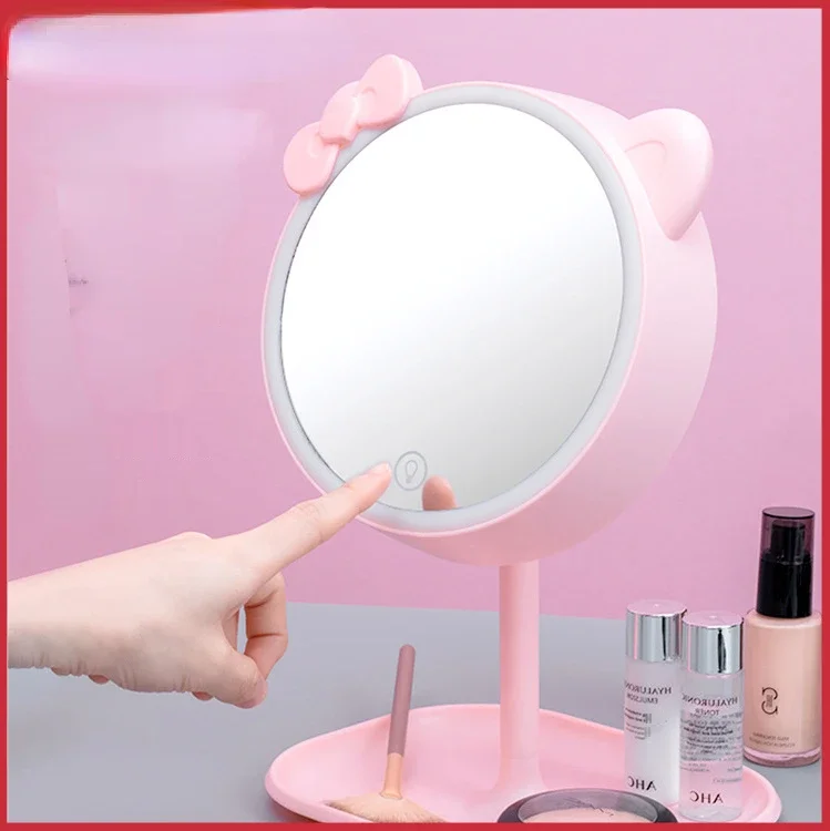 Hot Sale Cute Pink Cat Vanity Mirror LED Touch Screen Adjustable Brightness Standing Desk Cosmetic Mirror
Hot Sale Cute Pink Cat Vanity Mirror LED Touch Screen Adjustable Brightness Standing Desk Cosmetic Mirror