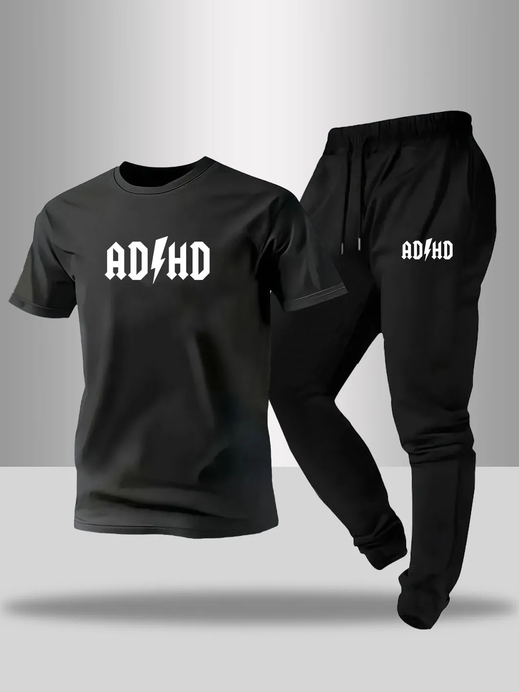 New men's fashionable printed breathable T-shirt and drawstring pants set, suitable for outdoor casual wear
New men's fashionable printed breathable T-shirt and drawstring pants set, suitable for outdoor casual wear