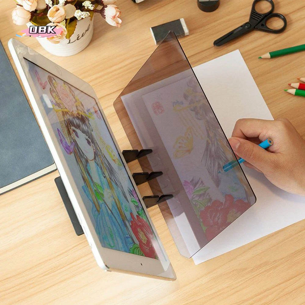 Portable Projection Optical Tracing Board Specular Reflection Sketching Tool Drawing Copy Board Clear Image Mobile Tablet
Portable Projection Optical Tracing Board Specular Reflection Sketching Tool Drawing Copy Board Clear Image Mobile Tablet