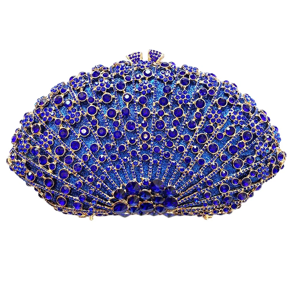 Luxury Blue Rhinestone Diamond Women Rhinestone Clutch Bags Crystal Handbags Elegant Evening Bag Gold Metal Party Dinner Purse
Luxury Blue Rhinestone Diamond Women Rhinestone Clutch Bags Crystal Handbags Elegant Evening Bag Gold Metal Party Dinner Purse